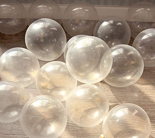 Image of Clear Balloons,100 Pcs 5 Inch Mini Matte Latex Balloons for Balloon Garland Arch, Birthday Decoration, Wedding Party, Baby Shower Decorations