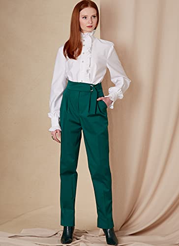 Vogue Patterns V1829B5 Misses Skirt/Pants B5 (8-10-12-14-16), Multicolor