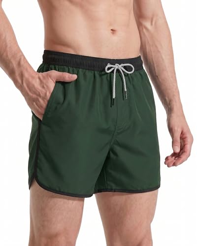 Maamgic Costume Uomo Mare Vintage Asciugatura Rapida Costume da Bagno