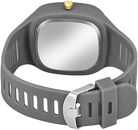 Square Dial Black Blue Grey White Analog Watches with Silicon Strap Stylish ADDI Designer Combo Watch for Mens & Boys