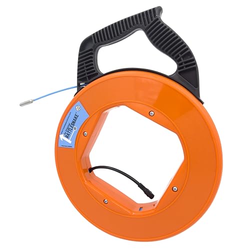 RattleSnake Tracer 120-foot, Trade Masters Online, Easy Audible Pipe Tracer, Plastic and Metal Tubing, Manifold Location, Model RS-210, Vibrating Fish Tape