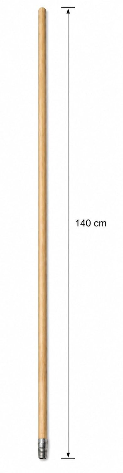Besenstiel Holz mit Gewinde - 1,40 m (10 Stück)