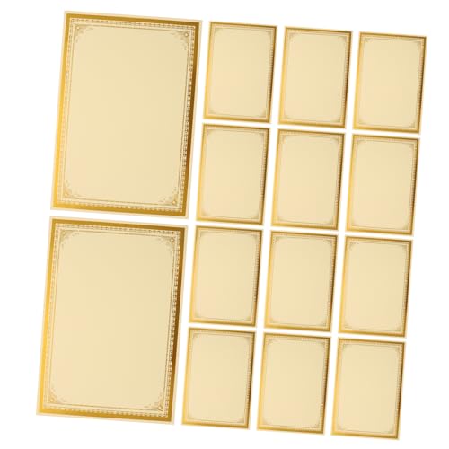 Papier pour Diplômes Vierge Or A4 Idéal Récompenses Académiques