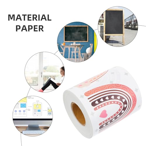 Rollo de anuncios bordes autoadhesivas Toddmomy para pizarras de papel escolar negro 6