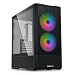 Produktbild Lian Li LANCOOL 207 Gaming PC Gehäuse ATX Schwarz - Midi Tower PC Gehäuse mit RGB-Beleuchtung, Grafikkarten bis 375 mm, bis zu 360 mm Radiator, Black Case Stahl, Gehärtetes Glas
