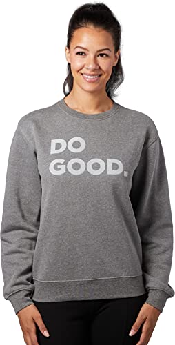 Cotopaxi Do Good Crew Sweatshirt - Plus Size - Women's Heather Grey 1X
