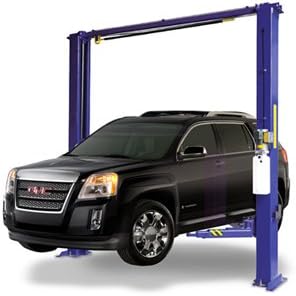 AL2-11K-ACD 11,000 lb Overhead Style Asymmetric 2 Post Car Lift
