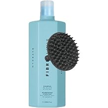 Fibre Clinix Hydrate Shampoo 33.8 oz with Scalp Brush | Professional Moisturizing Shampoo for Dry Hair and Deep Scalp Care Bundle