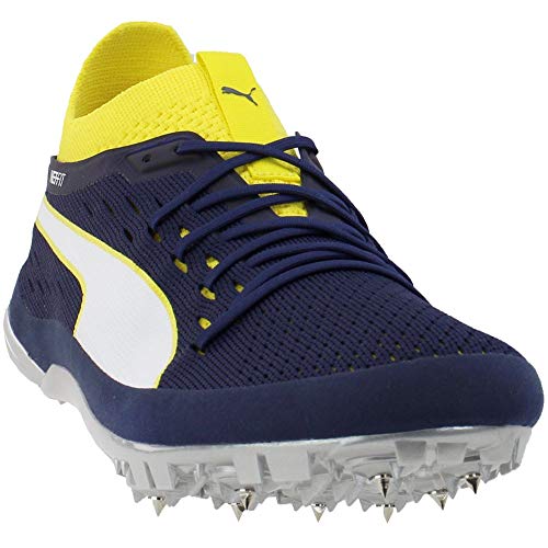 PUMA Mens Evospeed Netfit Sprint 2 Track Spikes Running Casual Shoes, Navy, 8