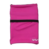 Sprigs Fleece Banjees Wrist Wallet-Pink/Black-One Size Fits Most