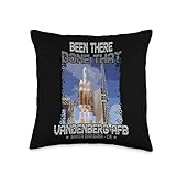 Vandenberg AFB Air Force Base Spaceflight Launch Throw Pillow