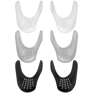 3 Pares Escudo de Zapatos, Protectores para Zapatillas de Deporte, Protector de Arrugas de Zapatos, Antiarrugas de Zapatos, Prevenga Hendidura Pliegue Calzado Deportivo
