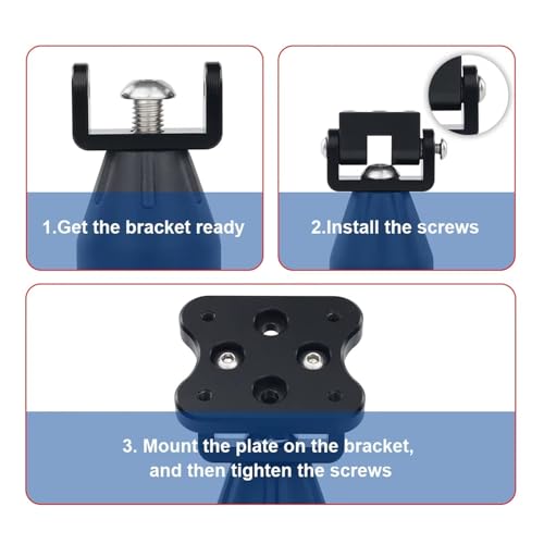 Support navigation tige direction BMW K1300R usiné CNC haute précision - 2