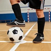DREAM PAIRS Kids Indoor Soccer Shoes,Black,1 Little Kid — image 2