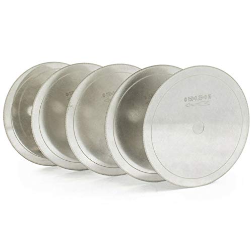 ILOVETOOL Super Thin 6" inch Diamond Lapidary Blade Arbor Hole 5/8" for for Jewelry Gemstone