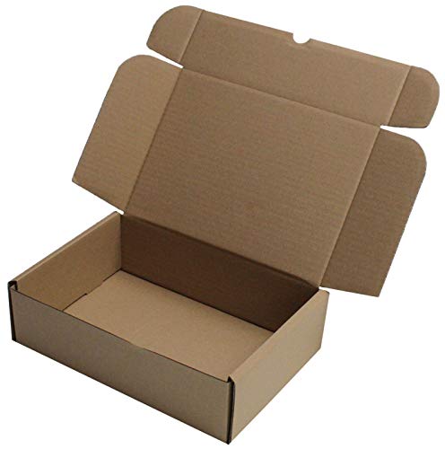 5 x Gift Box 30cm Brown Shipping Boxes Gift Present Packet Size: 12" x 9" x 4" (30cm x 22.5cm x 10cm) *** For: A4/C4 Sized DOCUMENTS, Photos, Books Eco-Friendly Recyclable
