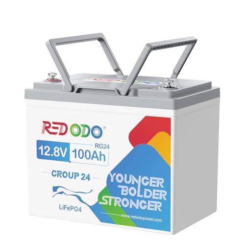 Redodo 12V 100Ah LiFePO4 Battery for RV & Off-Grid Use