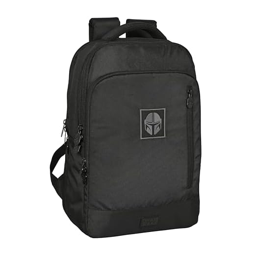 Safta Articulo, Mochila Portatil 15,6"+Tablet+USB The Mandalorian Teen Unisex niños, Multicolor, M