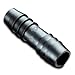 5/8" Hose ID x 5/8" Hose ID Black HDPE Connector (Pack of 20)
