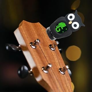 Accordeur de Guitare électrique, accordeur pour Guitare,Accordeur de Guitare Accordeur chromatique – Accordeur de Guitare Acoustique Hibou de Dessin animé, accordeur d’instruments de Musique - Les Beatles, Paul McCartney, John Lennon, RIngo Starr, George Harrison Accordeur de Guitare électrique, accordeur pour Guitare,Accordeur de Guitare Accordeur chromatique - Accordeur de Guitare Acoustique Hibou de Dessin animé, accordeur d'instruments de Musique – Image 3