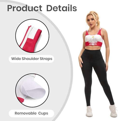 Image of Yoga top Women's Cheerleading Uniform Gym Outfit Running Crop Tops Yoga Shirts Casual Tank Top