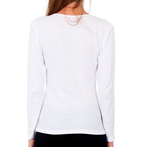 Playtex Thermal Cotton Long Sleeve T-shirt X1, T-Shirt, Mujer, Blanco (White), L