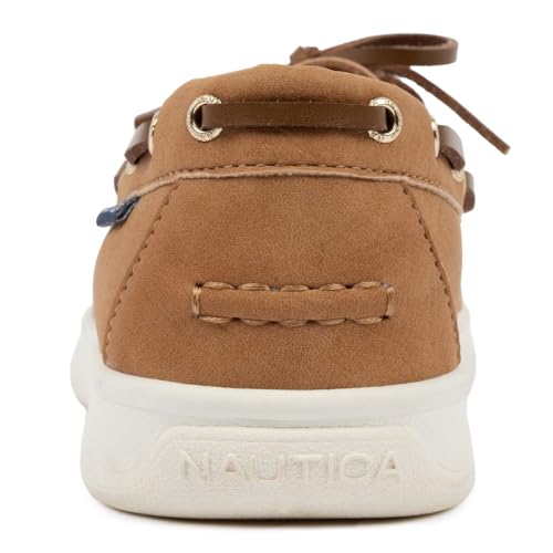 Image of Nautica Women's Casual Boat Shoes, Moc-Toe Loafers with Cushioned Insole, Deck Fashion Sneaker