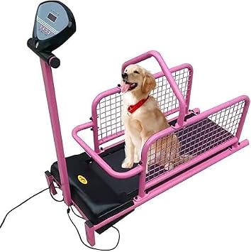Indoor Treadmill Pet Treadmill Toy Pet Exercise Treadmill Dog Treadmill Dog Running Training Machine with LCD Display A