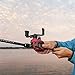 Cadence CB5 Baitcasting Reels Lightweight Graphite Frame Fishing Reels with 8 Corrosion Resistant Bearings Baitcaster Reels Carbon Fiber Drag Baitcast Reels with 6.6:1 Gear Ratio Casting (CB5R-L66)