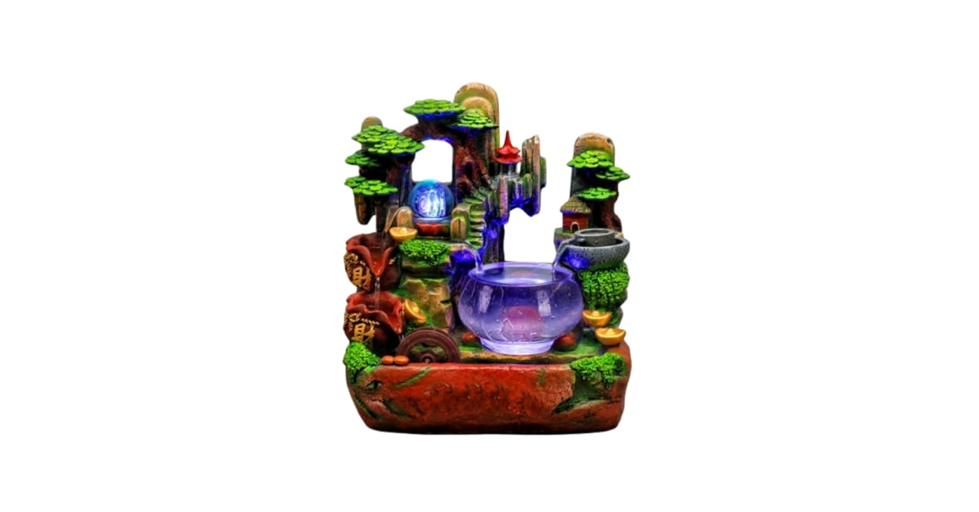 築山流水噴水置物工芸品の金魚鉢加湿器装飾品引っ越し新居ギフトの景観金魚鉢 flm0101-9.jpg