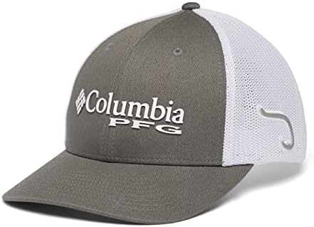 Columbia Unisex Adult PFG Mesh Ball Cap, Titanium, Hook, Large-X-Large US