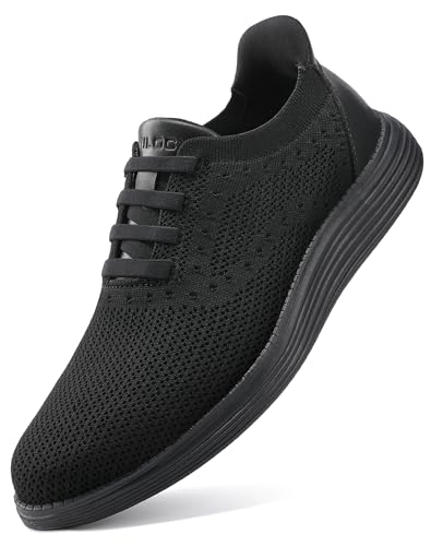 VILOCY Mens Casual Dress Tennis Shoes Slip on Walking Shoes Fashion Sneakers Hands Free Breeze...