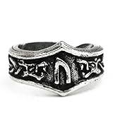 wikinger ring silber Personalisierbares Geschenk mit Initiale
