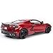 All Star Toys 2020 Corvette C8 Stingray Dark Red Metallic Tintcoat 1/24 Diecast Model Motormax 79360 Exclusive Edition