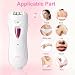Facial Hair Remover for Women Cordless Epilator with LED Light, Mini Rechargeable Face Epilator for Bikini Area, Legs, Arms with 3 Eyebrow TrimmerPrecise Electric Trimmer for Smooth Skin
