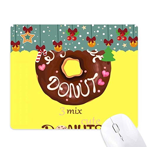 Tapis de souris de jeu beignet au chocolat fini les glissades sur le bureau