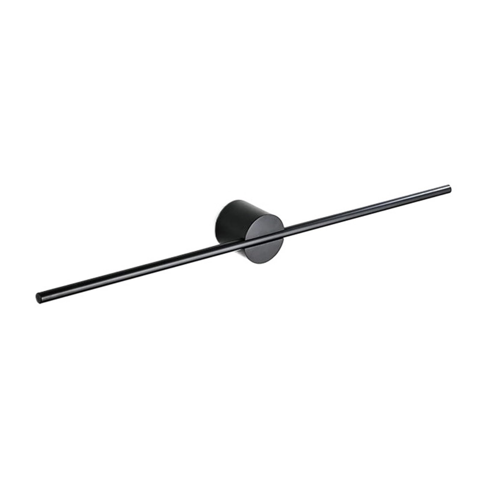 40/50cm Movable Towel Rack Hanger Bath Holder Wall Bar Space Aluminum Bathroom Shelf Kitchen Storage Easy Maintenance(A 50cm Black)