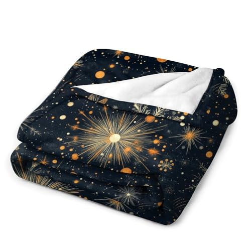 Anceky Galactic Snowflake Dream-7, Christmas Throw Blanket, 30"x40" Soft Throw Plush Flannel Blankets - Image 2