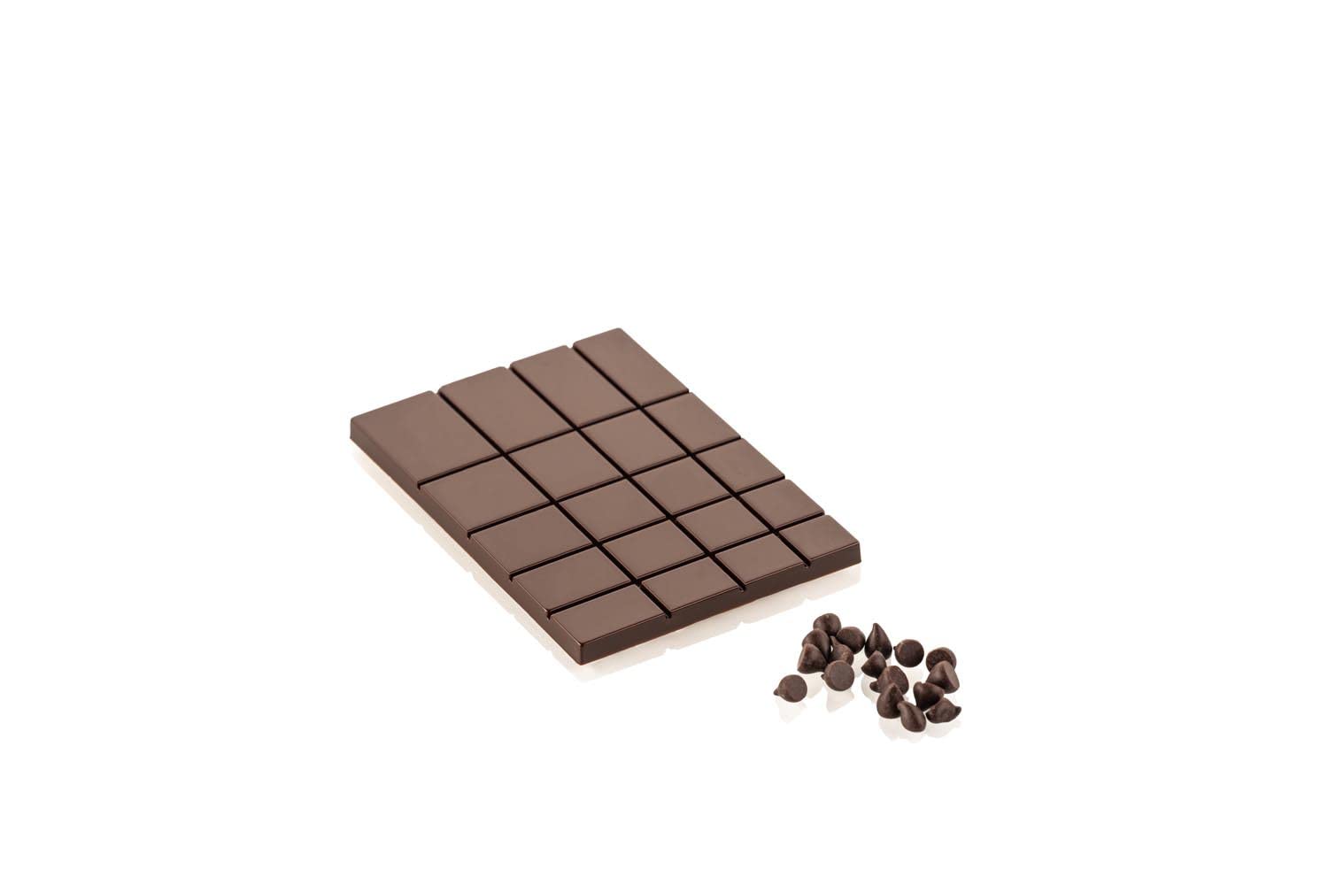 SilikomartDegusta01 T Tritan Chocolate Mould 95 x 65 mm H 5 mm