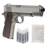1911 Tactical Series pistola softair CO2 full metal scarrellante, 5 bombolette e 1000 pall...