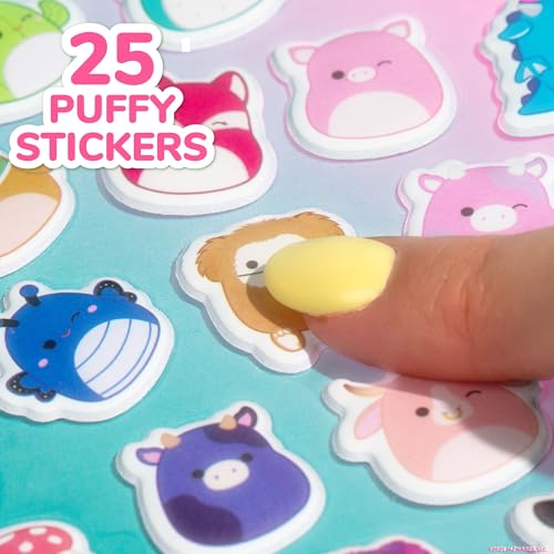 Image of Horizon Group USA Puffy Sticker Playset for Kids, Squishy Squishmallows