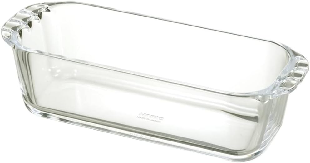 HARIO HPND-85-BK Heat Resistant Glass, Pound Shape, 28.9 fl oz (850 ml), Buono Kitchen Au Gratin Dish, Made in Japan