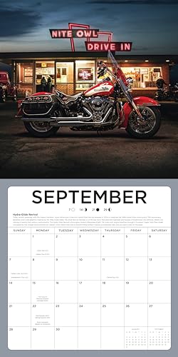 Harley-Davidson 12x12 2025: 16-Month Calendar--September 2024 through December 2025