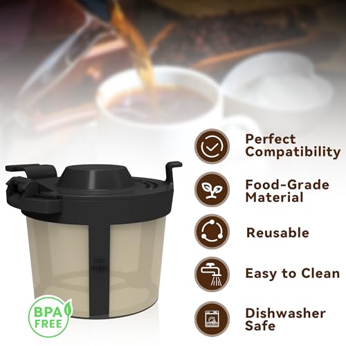 Coffee Basket Compatible with Ninja Coffee Maker, Reusable Basket Filters for Ninja PB051 & PB041ST, 1pack