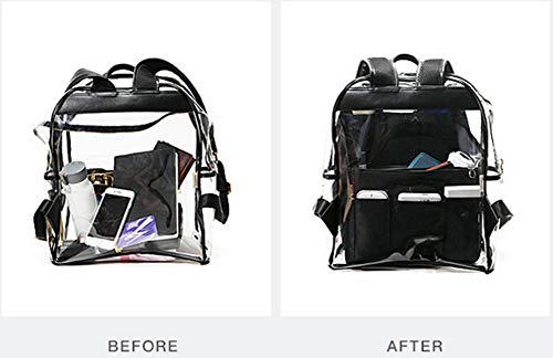 Surblue Backpack Organizer Insert Liner Hanging Travel Rucksack Purse And Handbag Insert Pocket, High-Capacity Divider Foldable Nylon Shoulder Bag Organizer For Men And Women, (Black, M) #TOP6