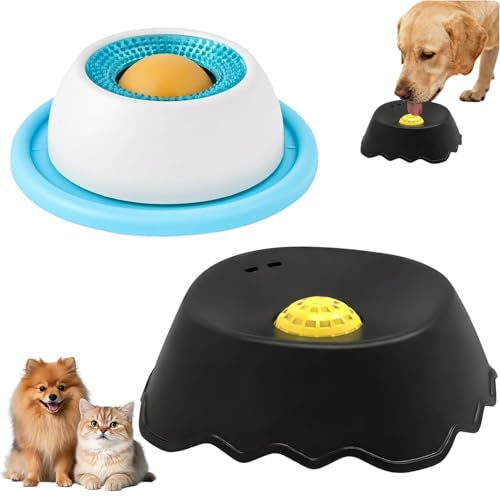 #Commissioniguadagnate<br>2 pcs Ciotola Leccare Antiscivolo Ciotola per Leccare per Cani Cani Da L eccare Ciot0la da leccar per c ani Cane Slow Feeder Lick Bowl Gi0cattolo per L eccare la Palla per Calmare il Cane