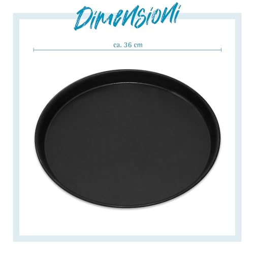 GRÄWE® - Teglia da pizza rotonda, 36 cm
