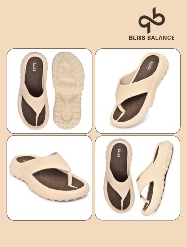 Image of Extra Soft Premium Slippers with Soft Acupressure Comfortable & Light Weight Stylish & Anti-Skid Classic Ultra Soft Casual Waterproof & Everyday Flip Flops BB155