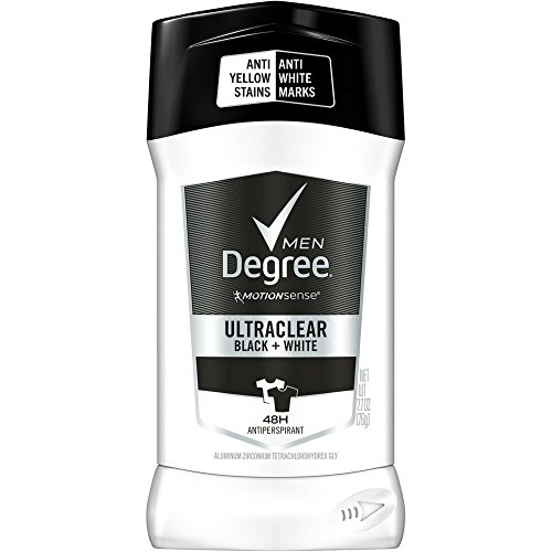 Degree Ultra Clear Black+White Antiperspirant Deodorant Stick 2.7 oz (Pack of 10)