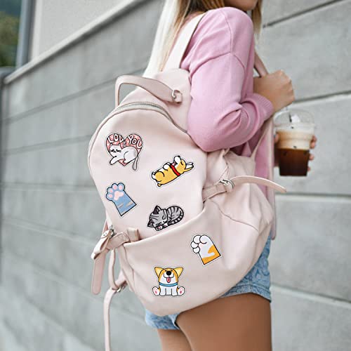 Nicime 33Pcs Cat Dog Paw Patches For Clothes, Iron On/Sew On Embroidery Applique, Decorative Cat Dog Paw Patch For Dresses Jeans Hats Shoes Shirts Jackets #TOP6